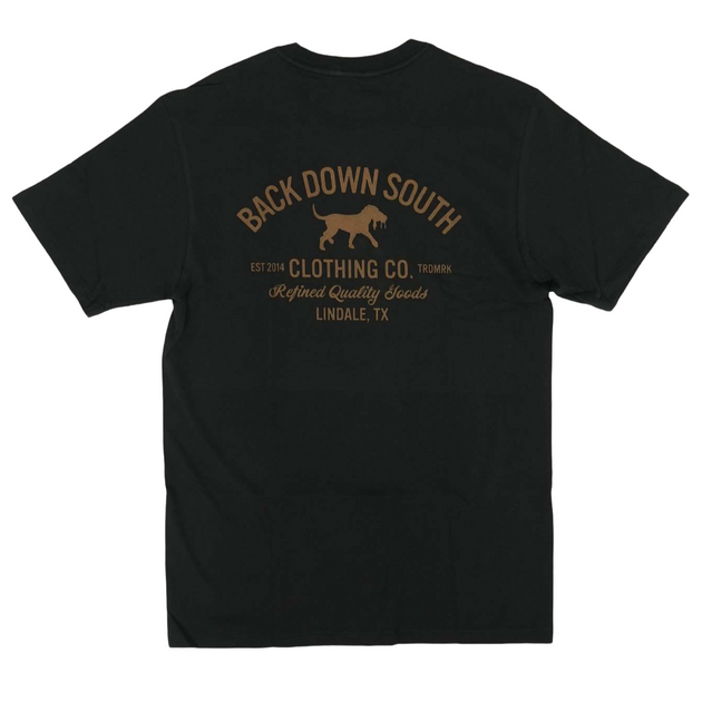 Refined Goods Black SS Back Down South Clothing