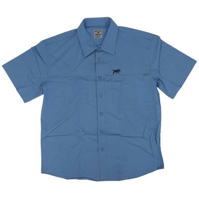 Bamboo Fishing Shirt - Blue Sea SS