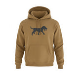 Distressed Logo Hoodie - Tobacco