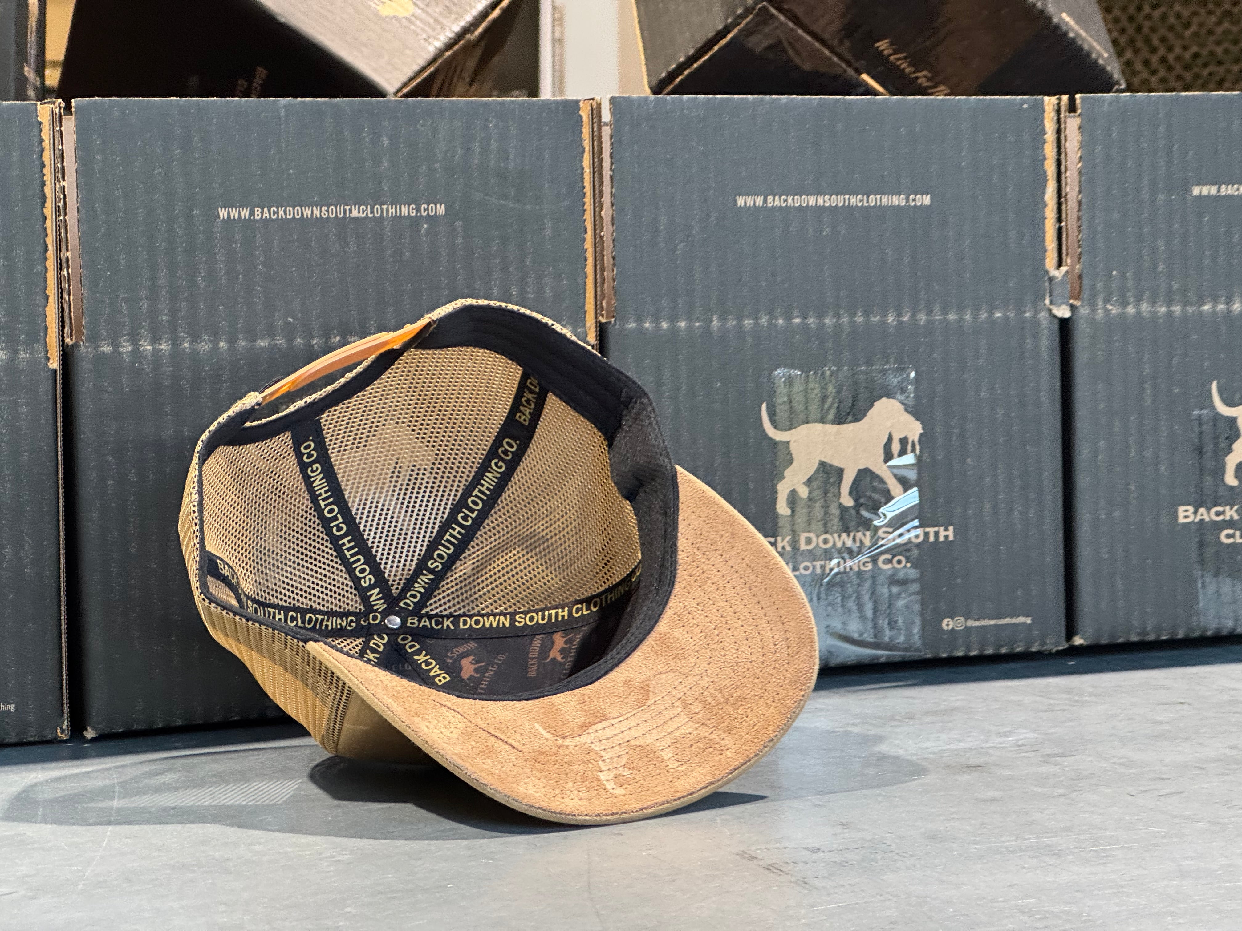 Waxed Pursuit Trucker Hat - Chief 2.0 Tobacco