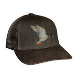 Waxed Pursuit Trucker Hat - Brown Greenhead