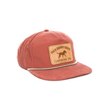 Coral Rope Hat - Leather Patch - Limited Stock