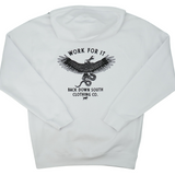 Work For It - Cloud White Hoodie