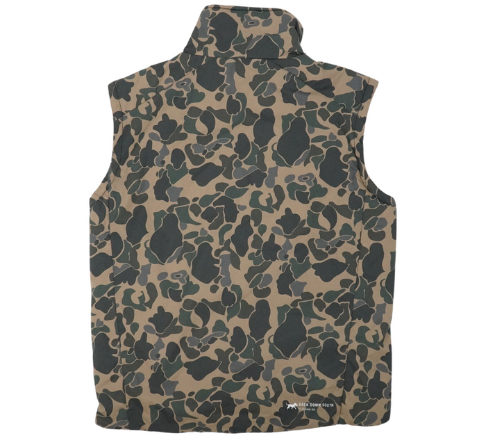 Timberline Vest Duck Camo Back Down South Clothing