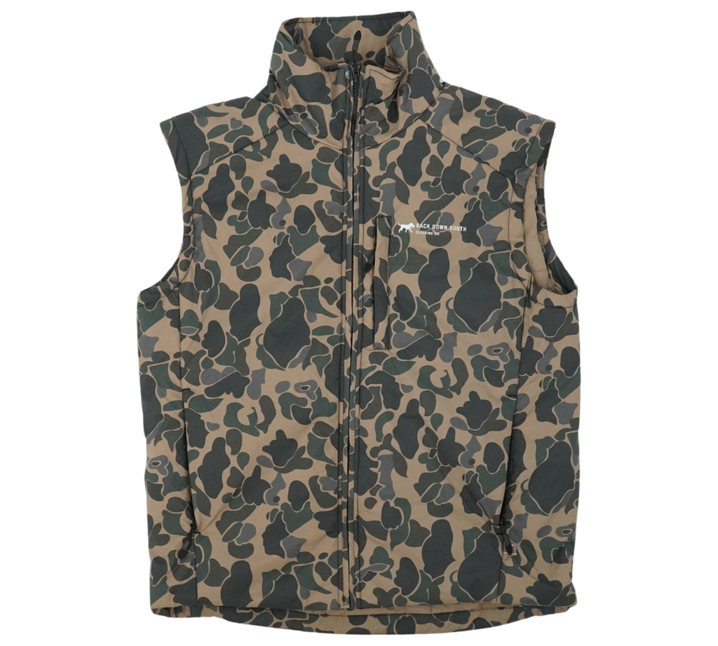 Old school 2024 camo vest