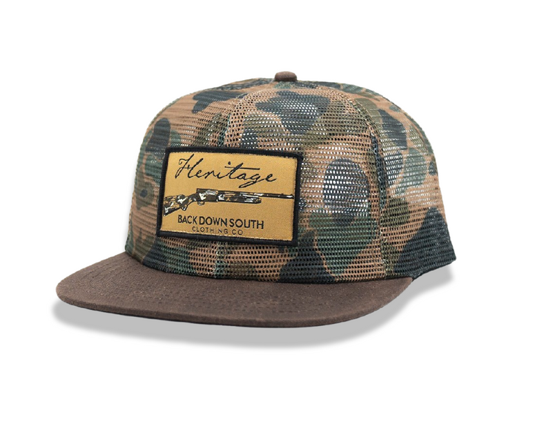 All Mesh Camo Trucker - Heritage – Back Down South Clothing