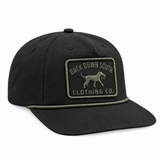 Weekender Rope Hat - Black Moss    Pre-Order Ship Date ETA 10-30