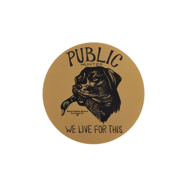 Public Hunter Sticker