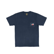 Texas Logo - Navy Pocket SS