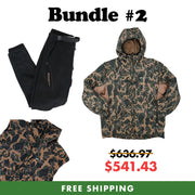 Timberline - Duck Camo - Black Sherpa Pants