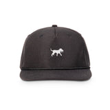 Weekender Rope Hat Black - Silver Logo