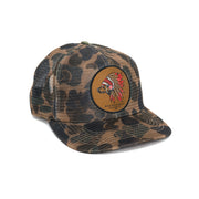 All Mesh Camo Trucker - Chief patch