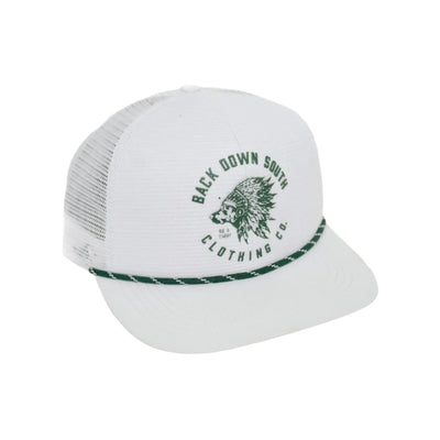 Be a Chief - All Mesh Trucker Rope - White/Green