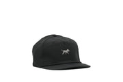 Weekender Rope Hat Black - Silver Logo