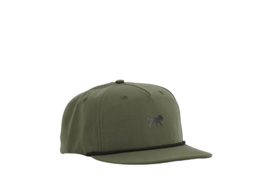 Weekender Rope Hat Moss - Black Logo