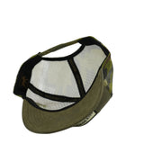 Waxed Pursuit Trucker - Olive Camo