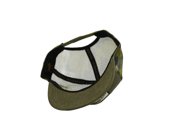 Waxed Pursuit Trucker - Olive Camo