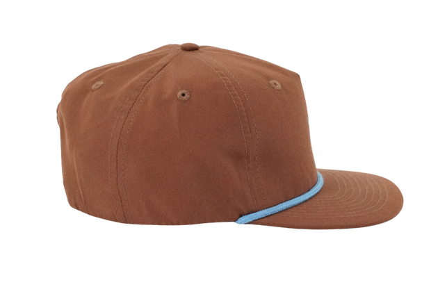 Weekender Rope Hat Coral - Rusty Blue Logo