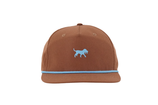 Weekender Rope Hat Coral - Rusty Blue Logo