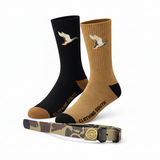 Mallard Sock + Dog Collar Bundle