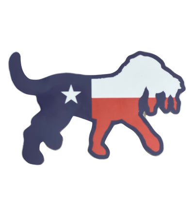 Texas logo sticker